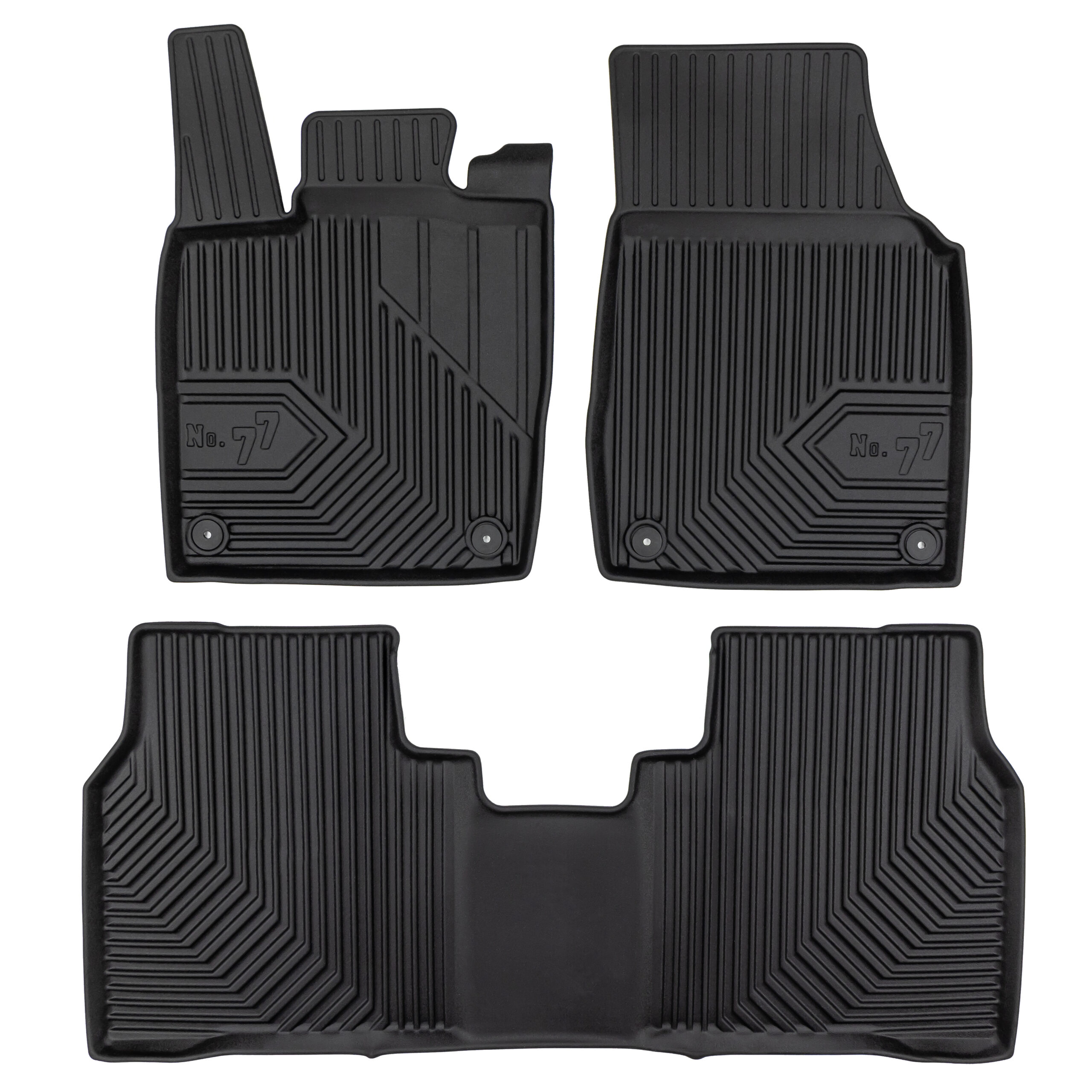 PACK 3 TAPETES BORRACHA NO.77 VOLKSWAGEN GOLF ID.7 2023->