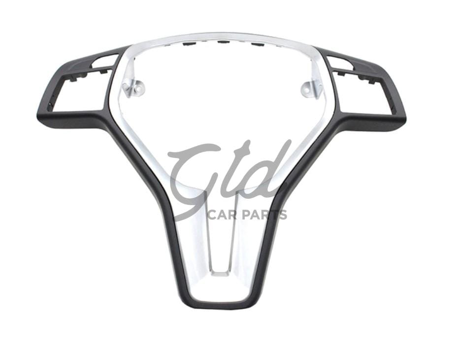 Moldura 25mm Volante Cinza Escuro / Cromada Mercedes-Benz AMG Classe A B C E CLA GLA CLS W176 W246 W204 W212 2011-2019