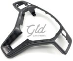 Moldura 35mm Volante Cinza Escuro / Carbono Mercedes-Benz AMG Classe A B C E CLA GLA CLS W176 W246 W204 W212 2011-2019