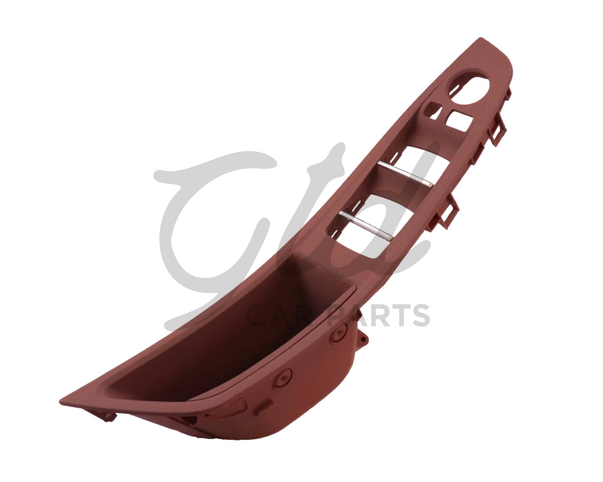 Puxador Condutor Vermelho BMW Série 5 F10 F11 F18 2010-2017 C/ Espelho Rebatível