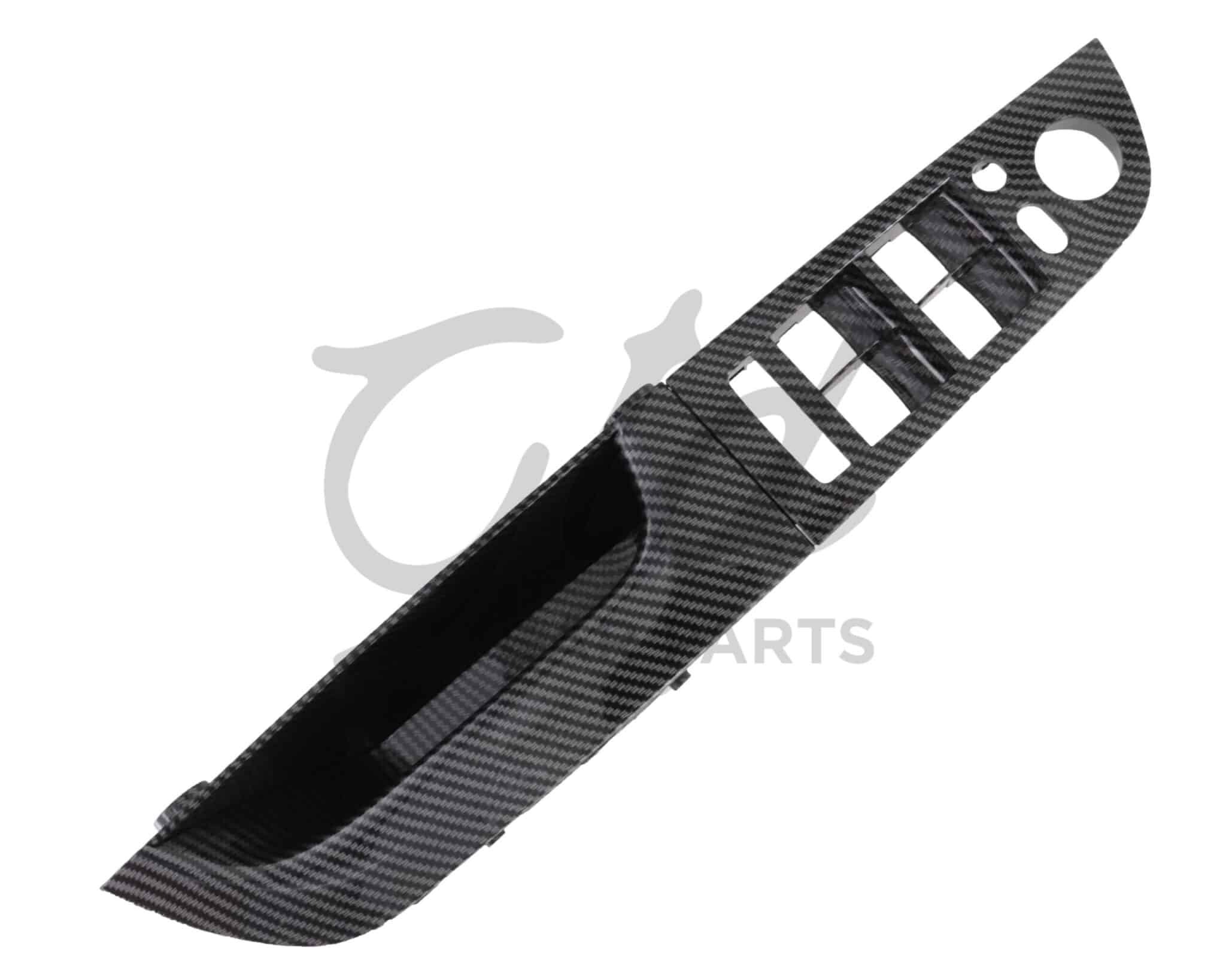 Puxador Condutor BMW Série 3 E90 E91 E92 Carbono 37.5cm C/ Esp. Rebatível