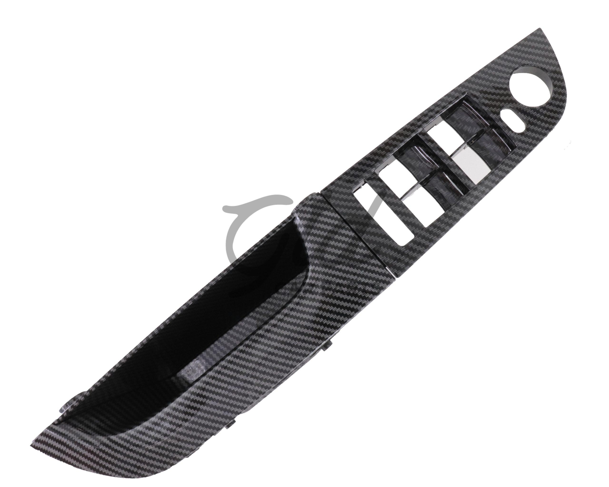Puxador Condutor BMW Série 3 E90 E91 E92 Carbono 37.5cm S/ Esp. Rebatível