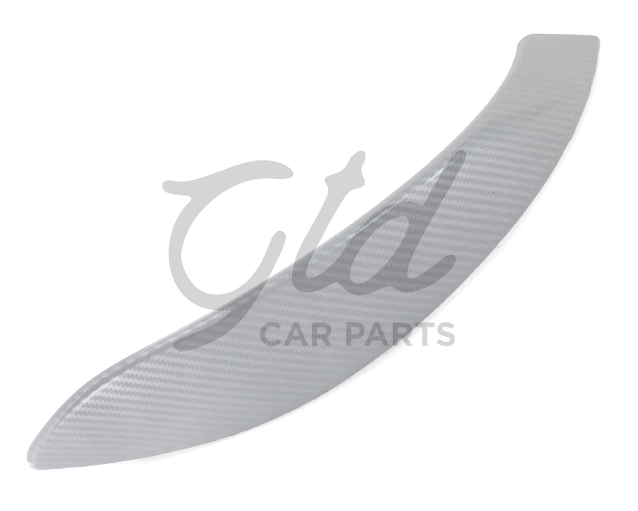 Capa Puxador Esquerdo Frontal / Traseira Cinza Efeito Carbono BMW Série 3/4 F30 F31 F32 F36 2012-2017