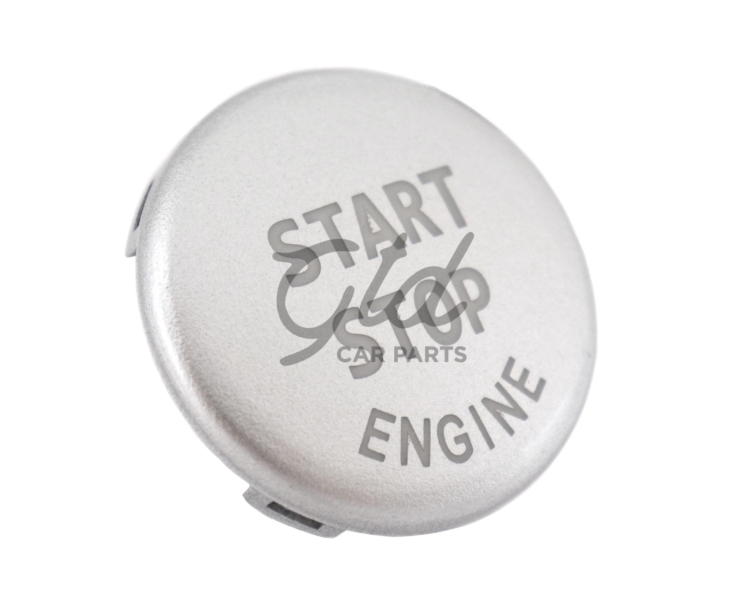 Botão Start Stop Cinza Prata BMW Série 1/3/5/X1 X3 X6 E82 E87 E90 E91 2004-2015