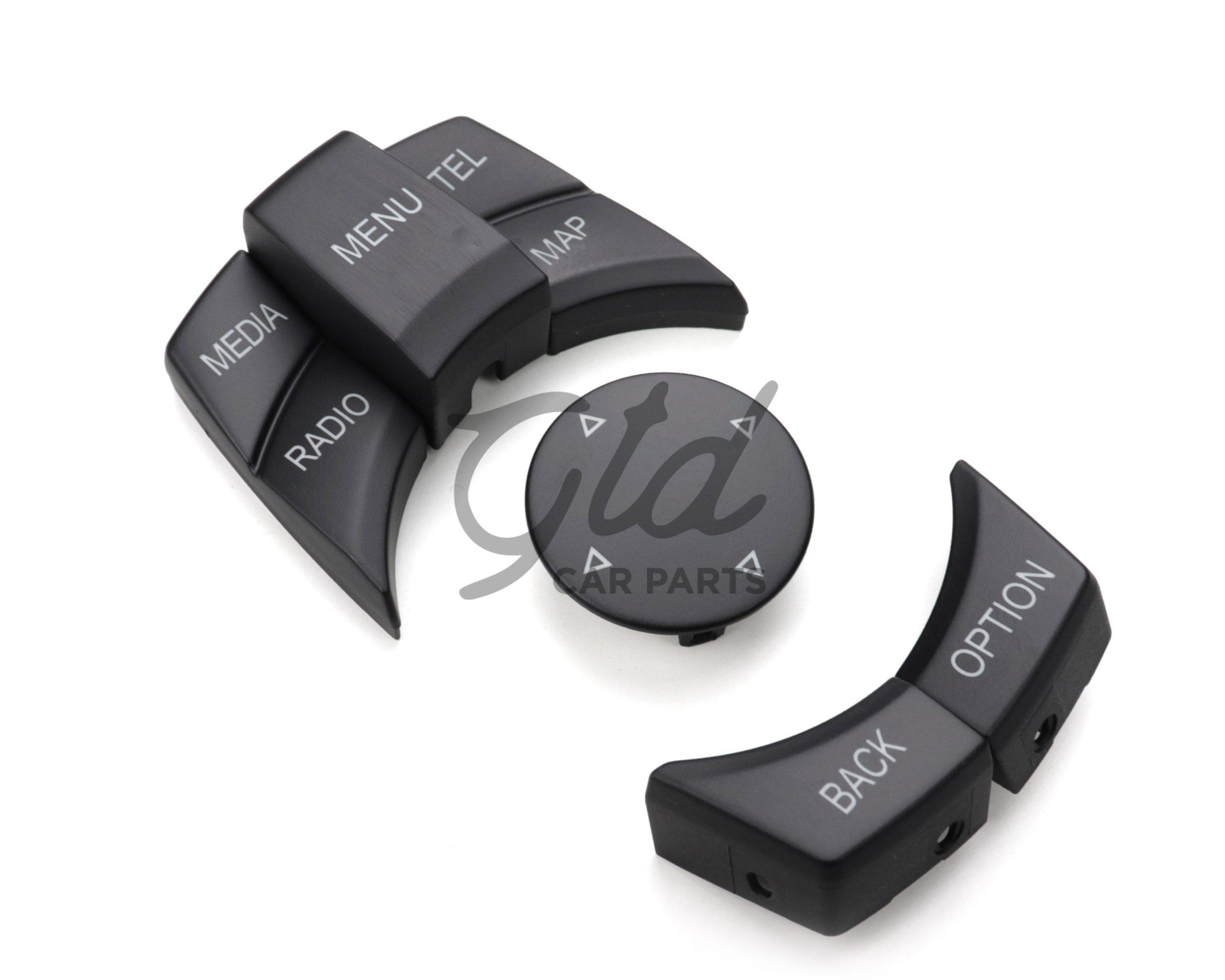 Conjunto de 6 Botões IDRIVE CIC BMW X1 X5 X6 Série 1/3/5 E81 E90 E60 MEDIA