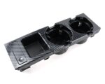 Consola Central Porta-Copos Efeito Carbono BMW Série 3 E46 1998-2005