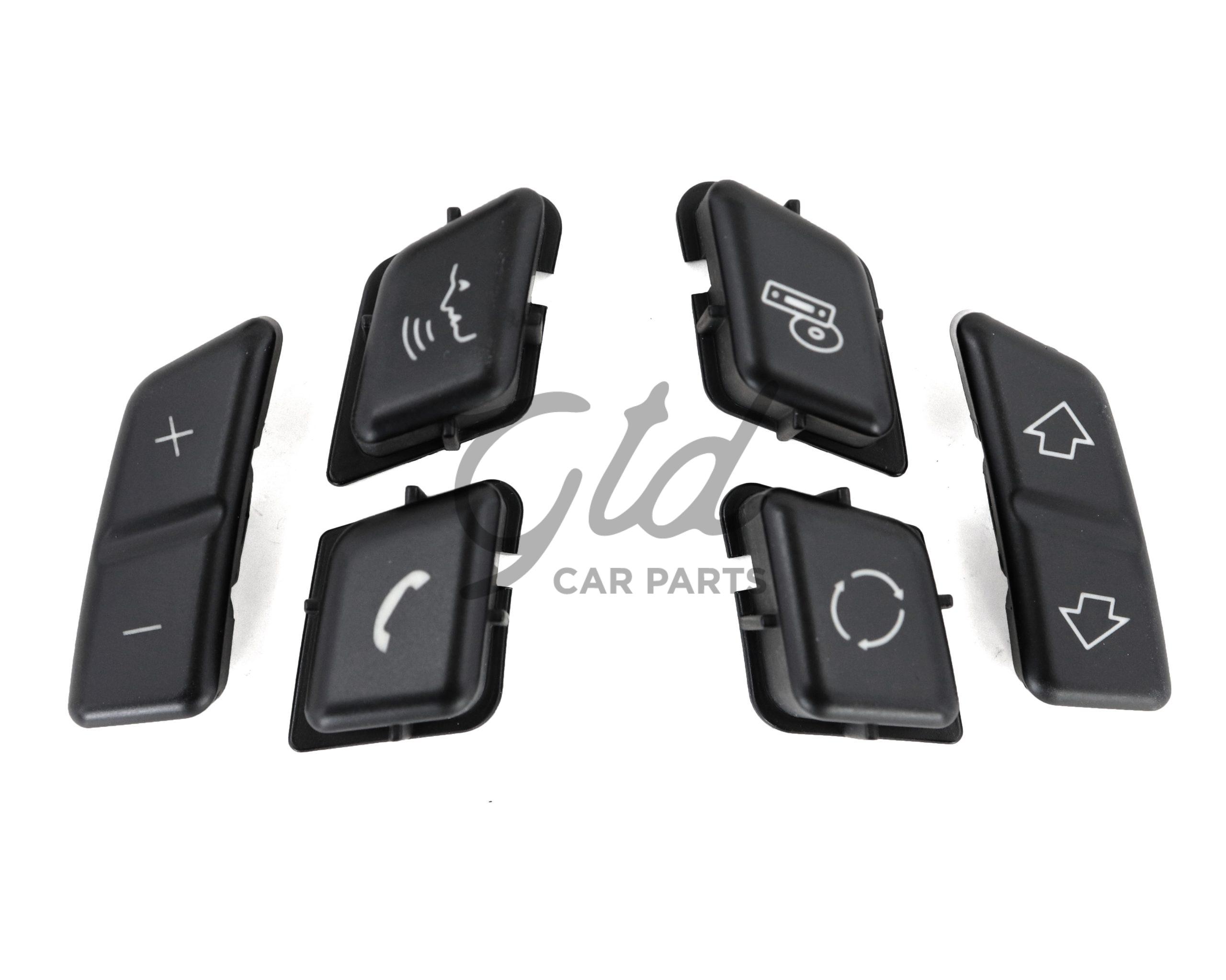 Pack 6 Botões Comandos de Volante BMW Série 3 X1 E90 E91 E92 E84 2005-2015 Versão A