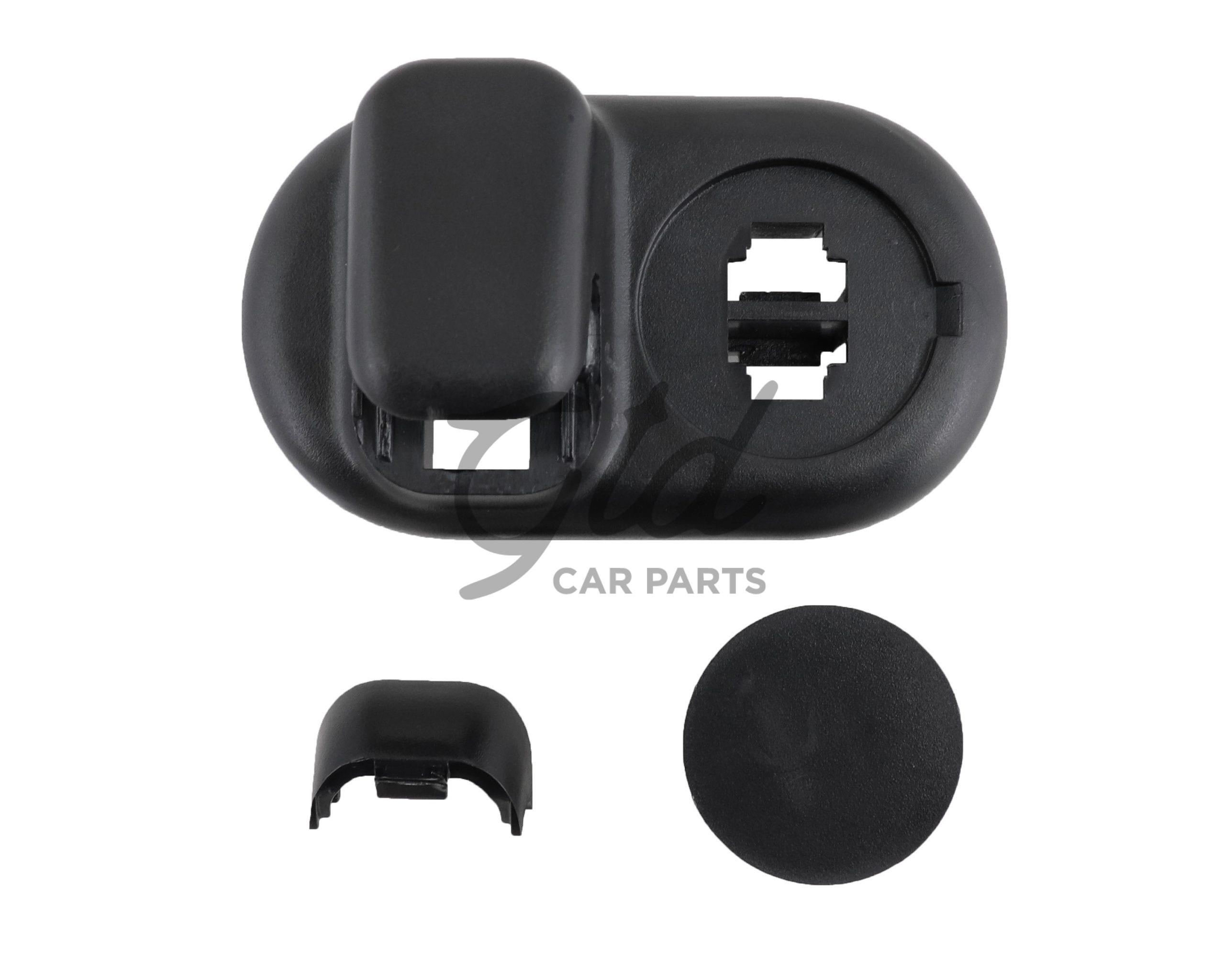 Fixador Traseiro Pala de Sol Lateral Preto MINI F55 F56 F60 2014-2022