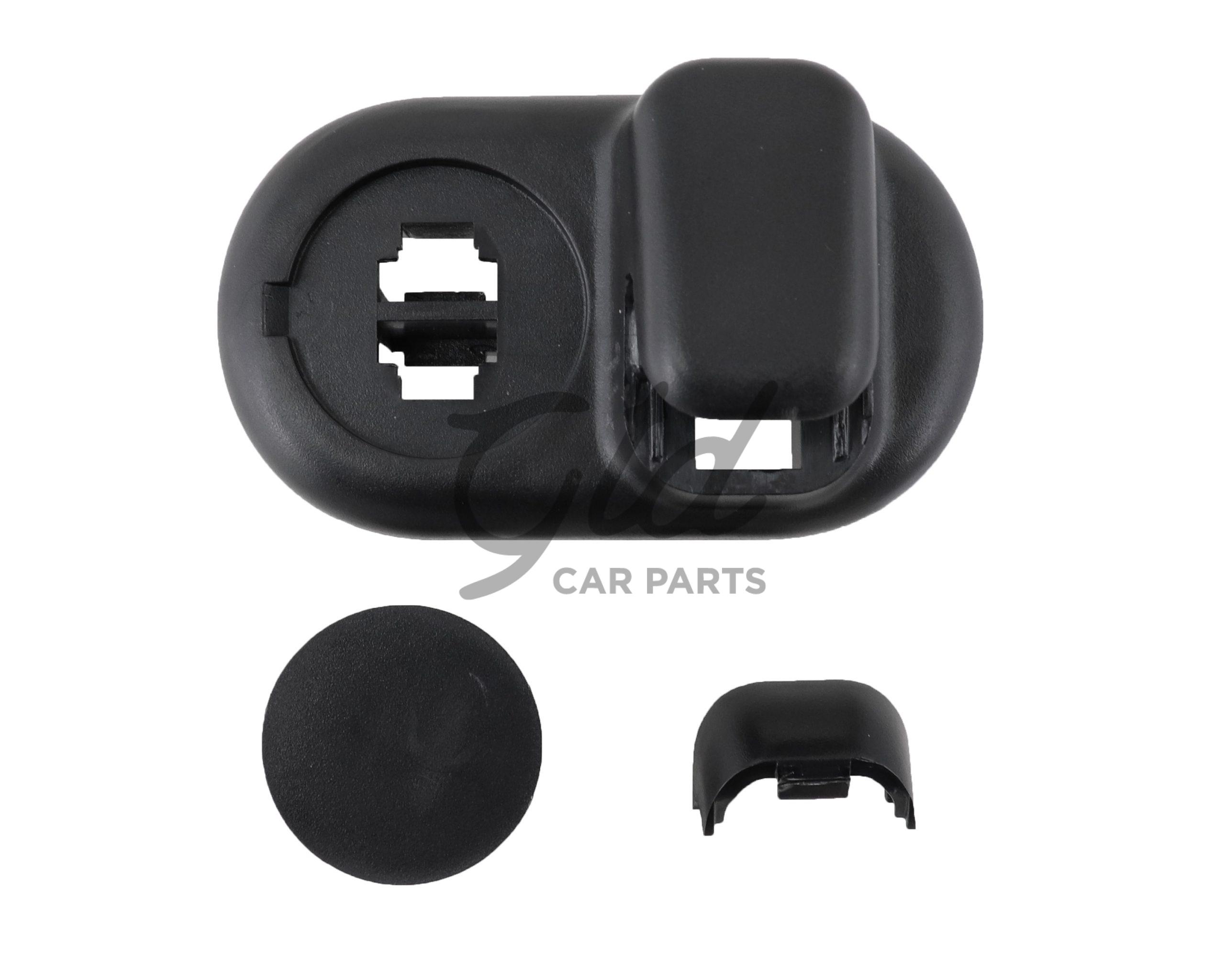 Fixador Frontal Pala de Sol Lateral Preto MINI F55 F56 F60 2014-2022