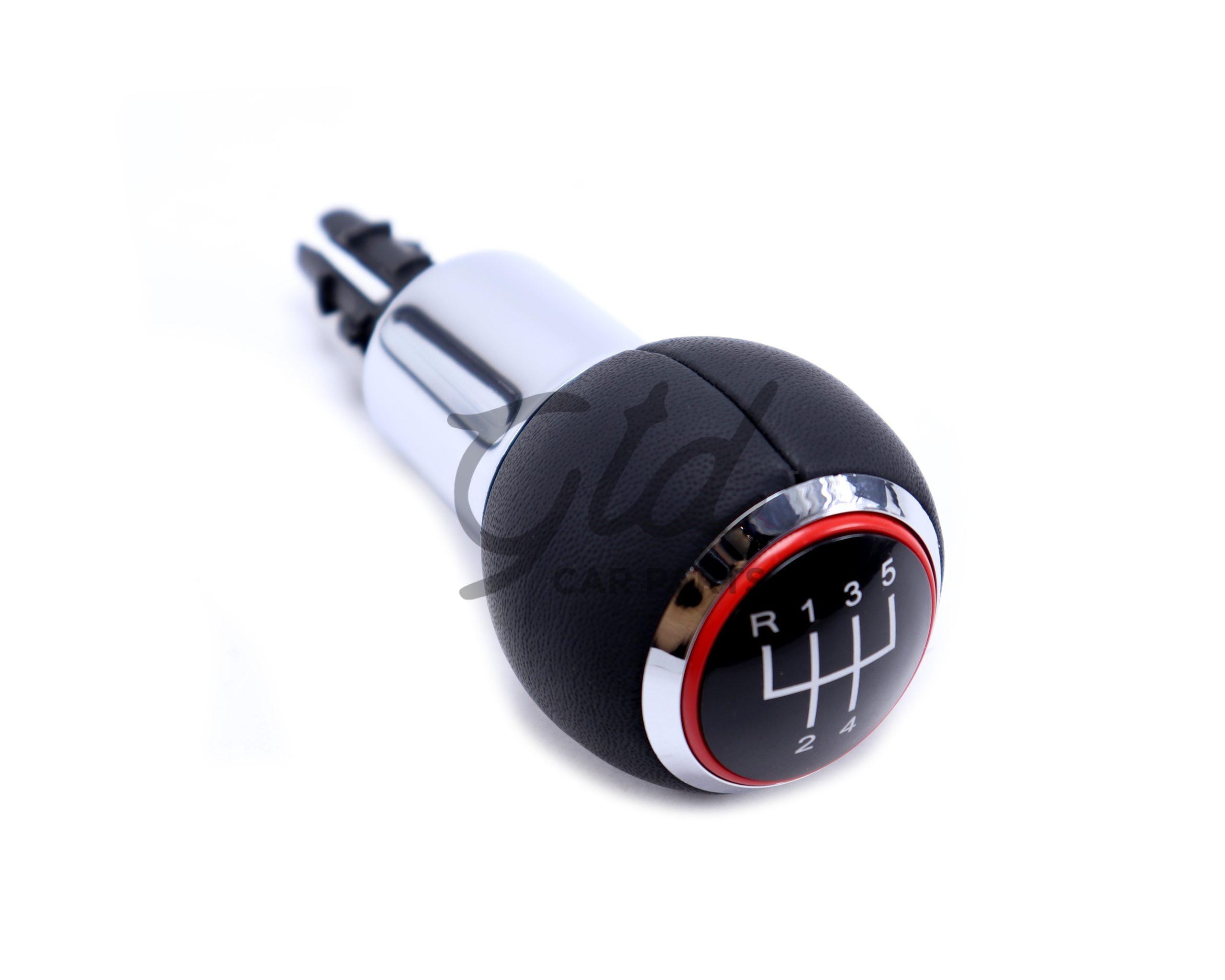 Alavanca Velocidades Audi A3 8P 2003-2013 5 velocidades Rebordo Vermelho