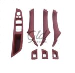 KIT Puxadores Vermelho BMW Serie 5 F10 F11 F18 C/ espelho Rebatível