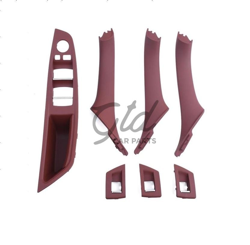 KIT Puxadores Vermelho BMW Serie 5 F10 F11 F18 C/ espelho Rebatível
