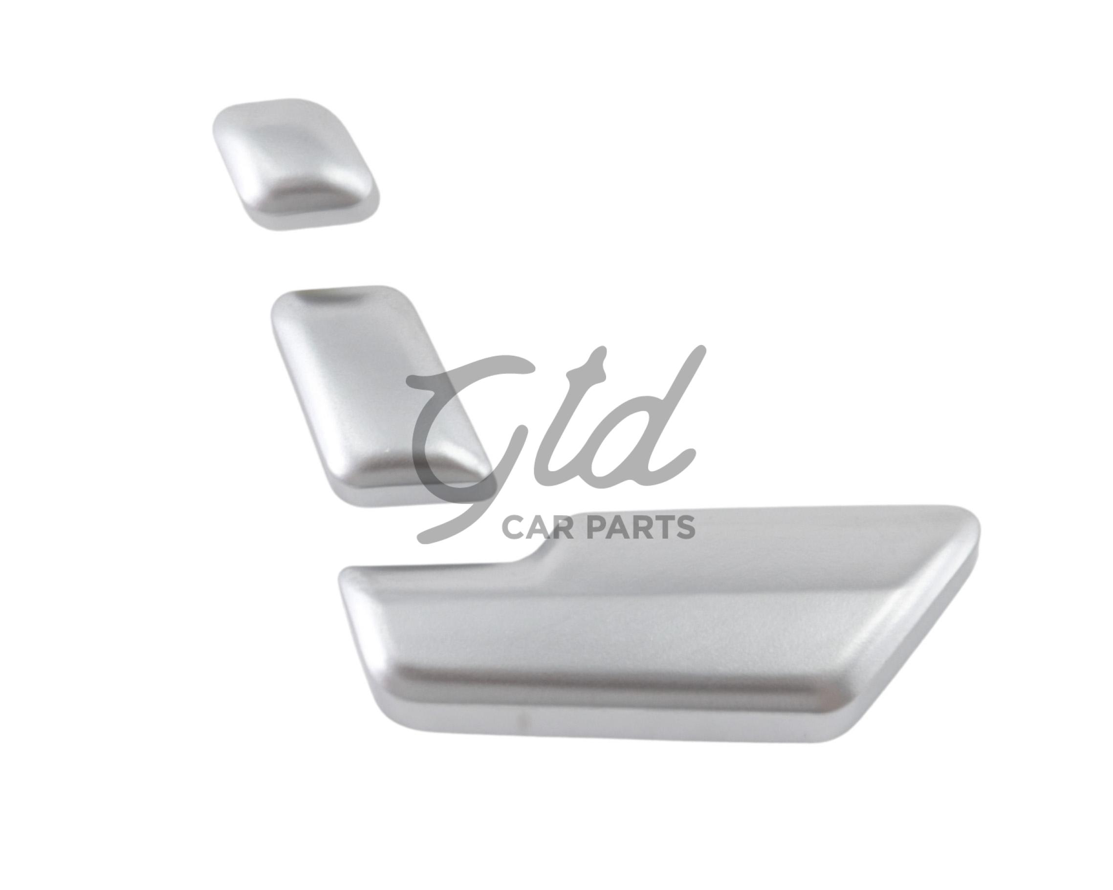 Botões Cromados Regulador Banco Frontal Esquerdo Elétrico Mercedes-Benz Classe C GLK E ML W204 W207 W212 W166