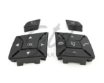 Botões Volante Pretos Mercedes-Benz Classe C E GLK CLA GLA B CLS SLK SLC W204 W207 W212 W117 W246 W172