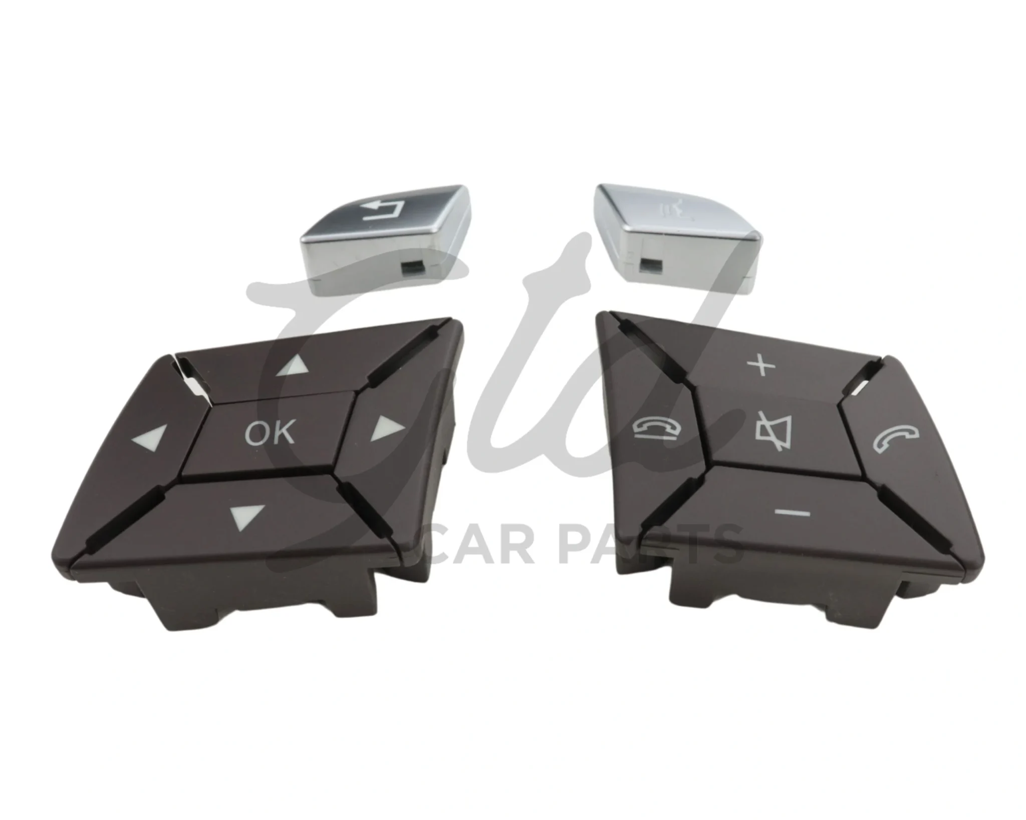 Botões Volante Moka Mercedes-Benz Classe C E GLK CLA GLA B CLS SLK SLC W204 W207 W212 W117 W246 W172