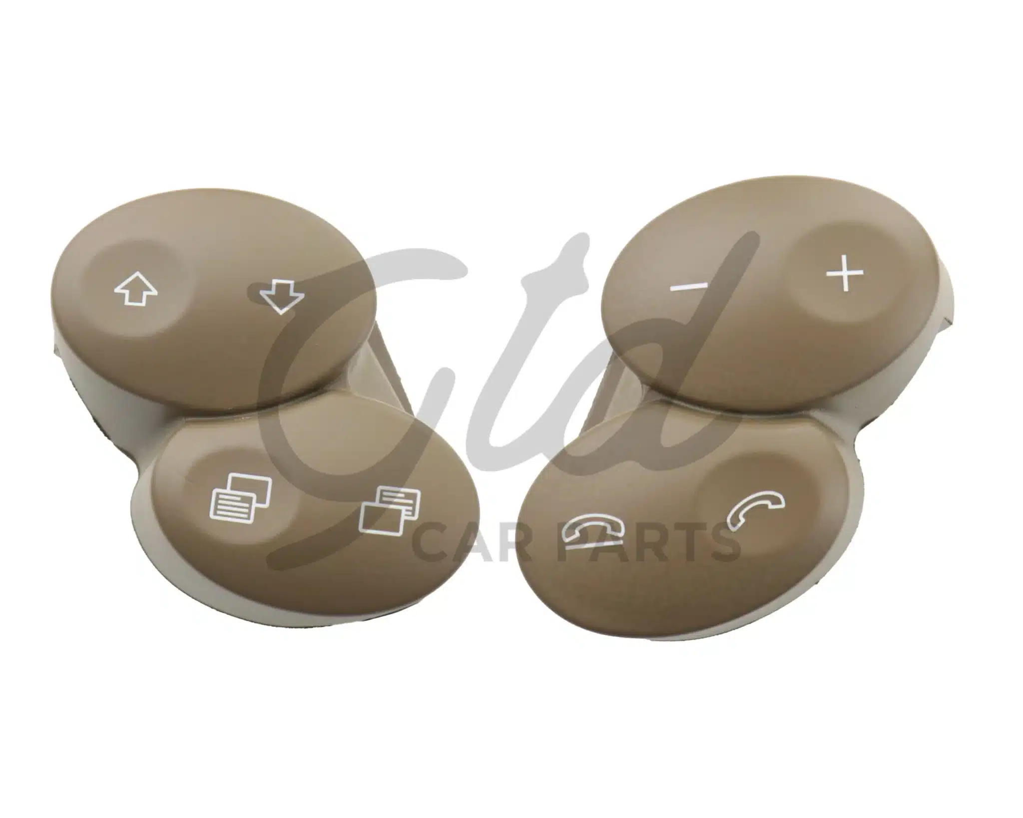 Botões Volante Bege Escuro Mercedes-Benz Class C CLS CLK W211 W219 W209 2001-2011