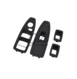 Conjunto de 4 Molduras Vidros Preto BMW Série 1/3/4 F20 F30 F36 S/ Esp. Rebatíveis