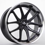 Forzza Storm 10,5X20 5X120 ET38 72,56 Preto Magic Lip Polido