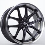 Forzza Storm 9,5X19 5X112 ET40 66,45 Preto Magic Lip Polido