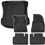 Tapetes Interiores Completos em Borracha Tesla Modelo 3 2019->