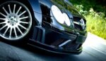 Splitter Frontal MERCEDES CLK W209 Preto (SL Preto SERIES Estilo)