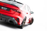 Prepreg Fibra de Carbono Splitters Laterais Traseiros Audi RS3 Sedan 8Y Facelift