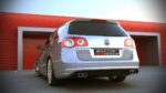 Traseiro Para-choques Spoiler VW PASSAT B6 ( R-LINE Estilo ) 2 EXHAUSTS