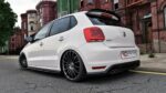 Splitter Traseiro VW POLO MK5 GTI FACELIFT (Com a vertical bar)