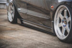Racing Difusores de embaladeiras laterais Mitsubishi Galant Avance Mk8