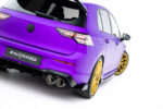Difusores laterais traseiros V.5 + Flaps Volkswagen Golf R Mk8