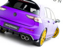 Difusores laterais traseiros V.6 + Flaps Volkswagen Golf R Mk8