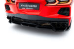Splitter Central Traseiro Chevrolet Corvette C8