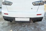 Splitter central traseiro Mitsubishi Lancer Evo X (Com vertical bars)