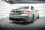 Splitter Central Traseiro (Com vertical bars) Mercedes-AMG C63 Sedan / Estate W205 Facelift