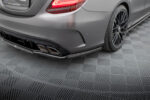 Splitter Central Traseiro (Com vertical bars) Mercedes-AMG C63 Sedan / Estate W205 Facelift - Image 4