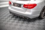 Splitter Central Traseiro (Com vertical bars) Mercedes-Benz C W205