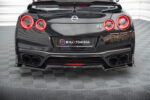 Splitter Central Traseiro (Com vertical bars) Nissan GTR R35 Facelift