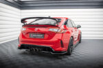 Splitter Central Traseiro (Com vertical bars) V.1 Honda Civic Type-R Mk 11