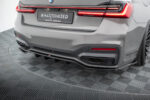 Splitter traseiro (Com vertical bars) V.2 BMW 7 G11 M-Pack Facelift - Image 2