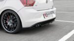 Splitter Central Traseiro (Com vertical bars) VW Polo 6 GTI Mk6