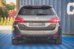 Embaladeira Traseira + Exhaust Ends Imitation Peugeot 308 SW Mk2 Facelift