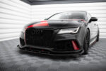 Street Pro Splitter frontal + Flaps Audi A7 RS7 Estilo C7