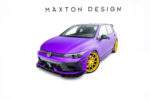 Splitter Dianteiro Street Pro + Flaps Volkswagen Golf R Mk8 Facelift
