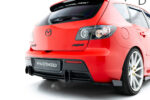 Splitters Laterais Traseiros Street Pro + Flaps Mazda 3 MPS Mk1 EU Version