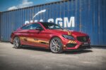 Racing Durability Difusores de embaladeiras laterais + Flaps Mercedes-AMG C43 Coupe C205 - Image 2