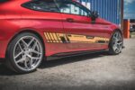 Racing Durability Difusores de embaladeiras laterais + Flaps Mercedes-AMG C43 Coupe C205