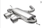 VOLKSWAGEN GOLF VI, GOLF V R32, SCIROCCO 3 SPORTS EXHAUST MUFFLER EXHAUST - Image 4