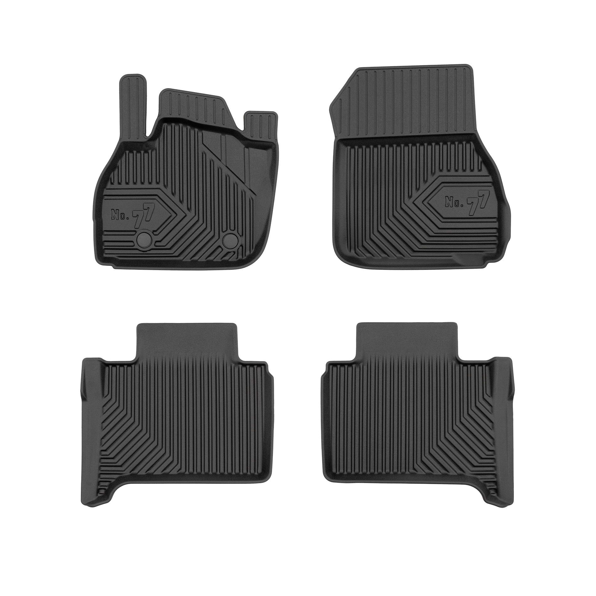 PACK 3 TAPETES BORRACHA NO.77 JAC J7 Plus 2024 ->