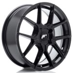 JR Wheels JR30 17x7 ET20-40 BLANK Gloss Black - Image 2