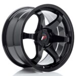 JR Wheels JR3 17x9 ET20-35 BLANK Gloss Black - Image 2